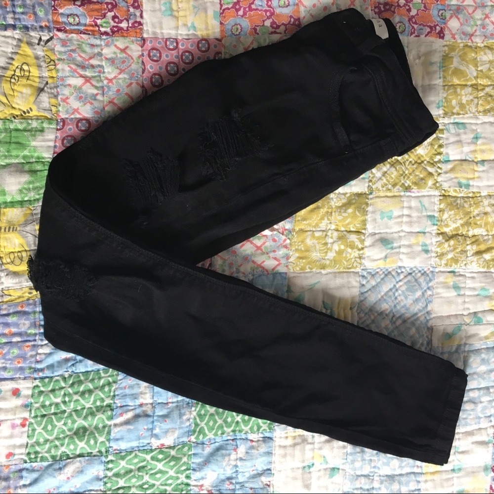 Eunina Black Skinny Jeans